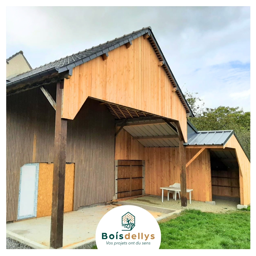 🚗Réalisation d'un carport, pensé comme une extension naturelle de la maison !🚗